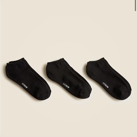 J crew black Athletic socks three-pack - Picture 1 of 2